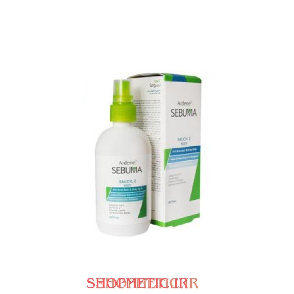 اسپری250 میل ضد جوش بدن سبوما آردن Ardene Sebuma Salicyl 2 — تصویر ۲