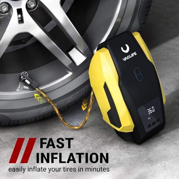 پمپ باد دیجیتال خودرو VACLIFE مدل VL718