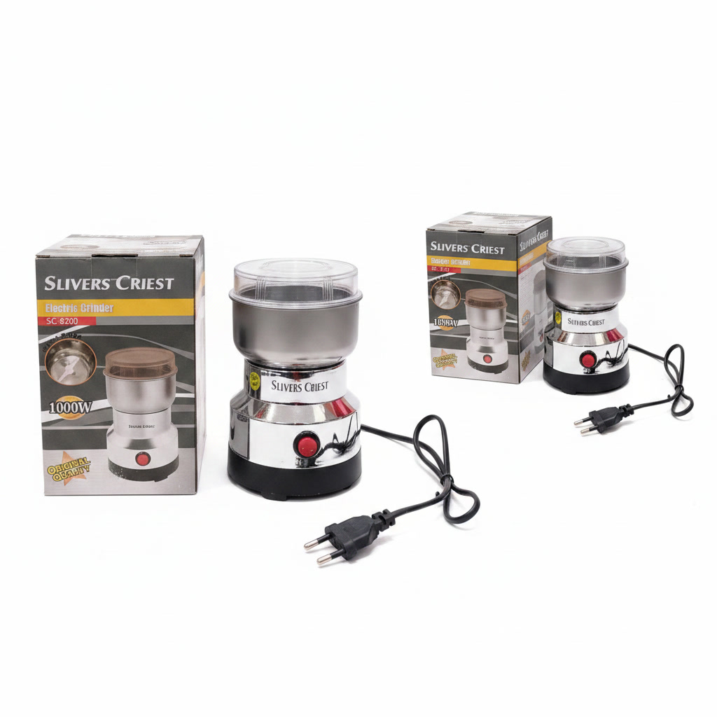 آسیاب برقی سیلورکرست SC-8200 1000 وات آسیاب 100 گرمی استیل ضد زنگ مخصوص ادویه و قهوه — تصویر ۲