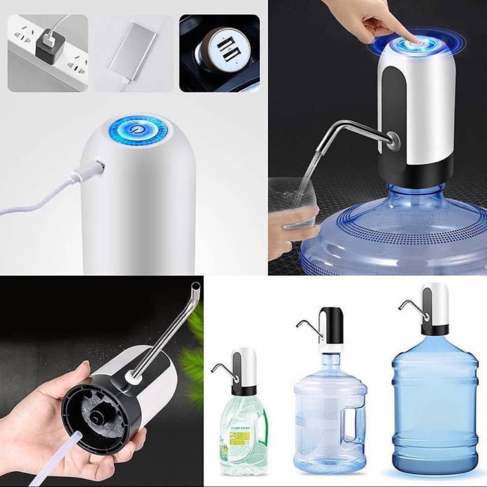 پمپ آب شارژی چندکاره Type-C | 2026 مدل سریع 20 دقیقه شارژ + خروجی 30 لیتر — تصویر ۳