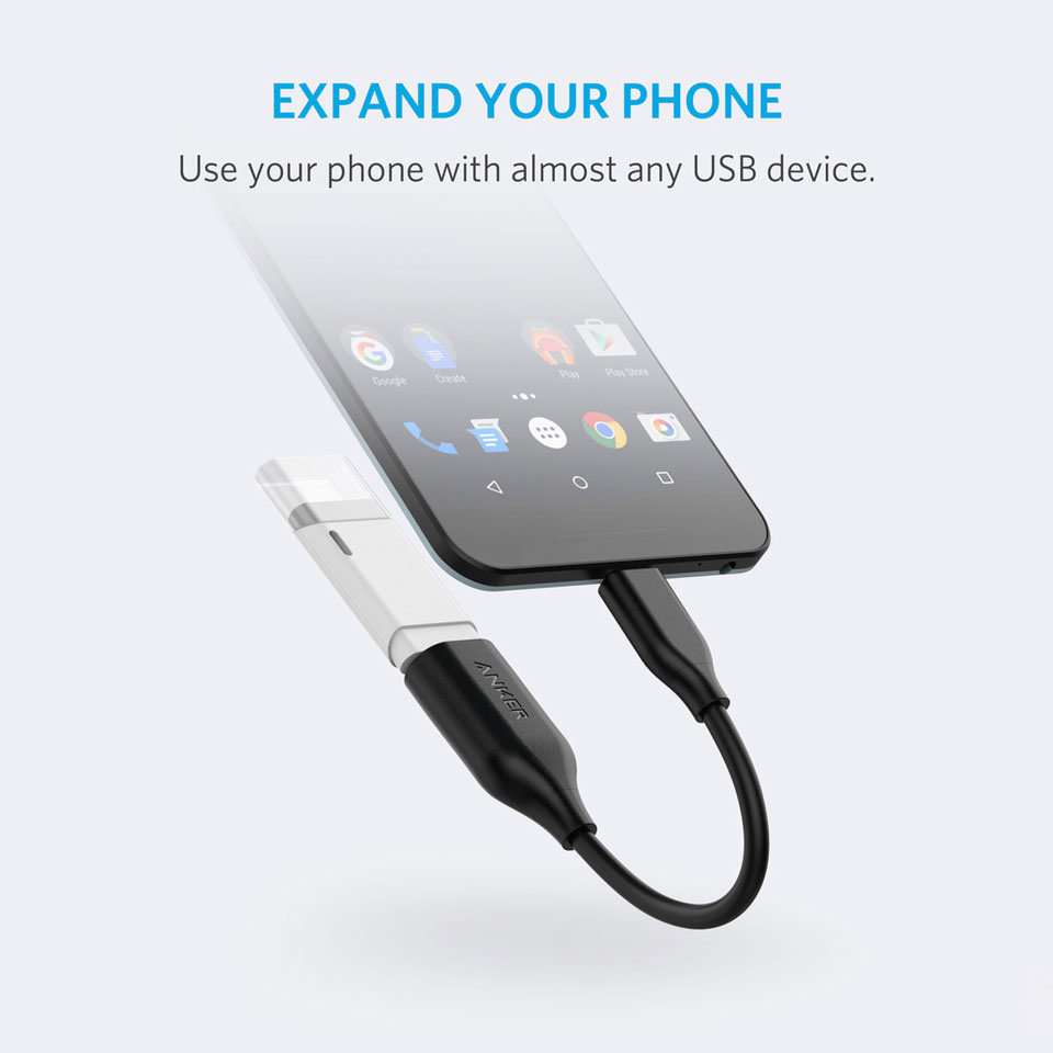 کابل تبدیل USB 3.1 به USB-C انکر مدل A8165 PowerLine به طول ۰/۰۸ متر — تصویر ۷