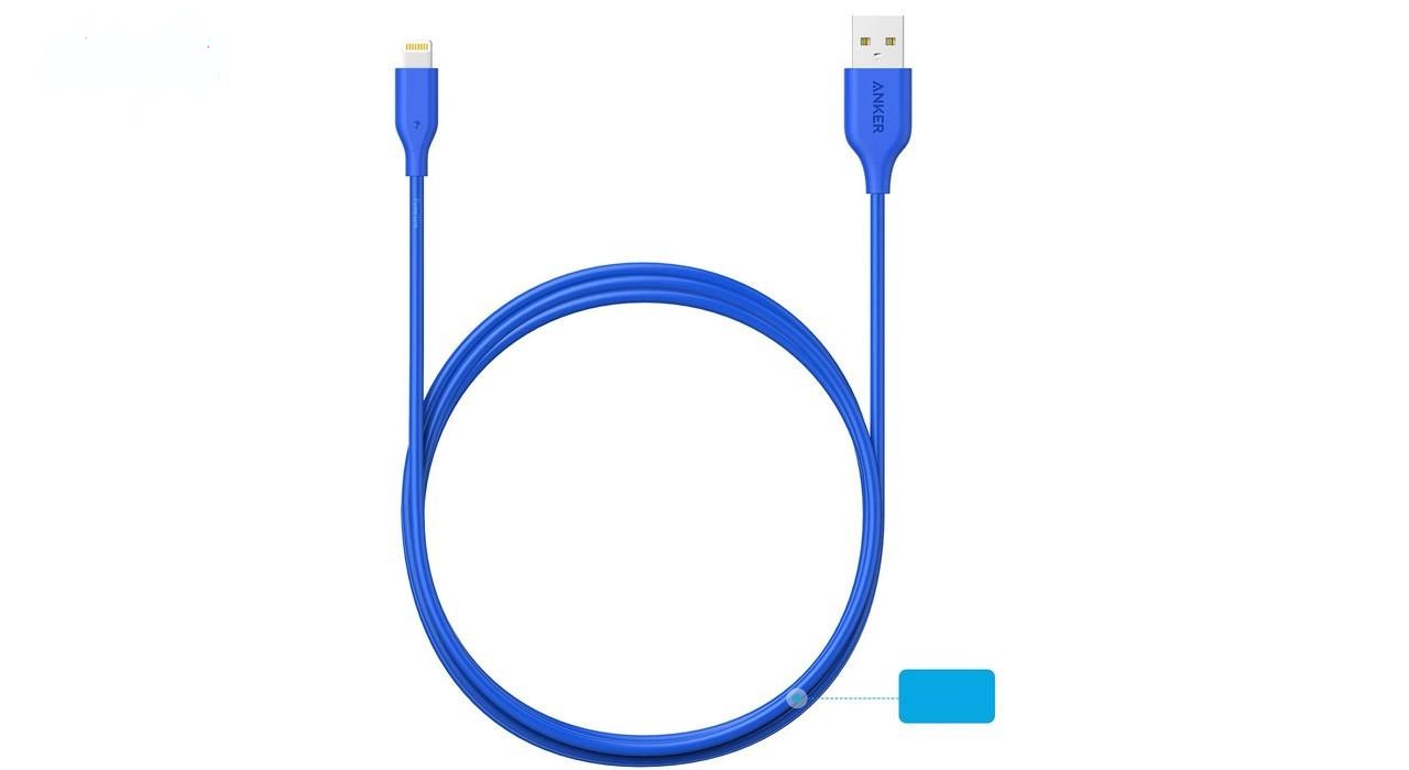 کابل تبدیل USB به لایتنینگ انکر مدل A8434 طول ۳ متر