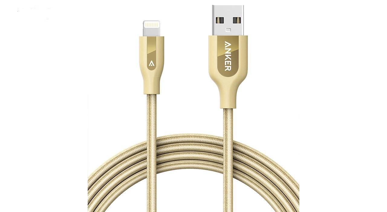 کابل تبدیل USB به لایتنینگ انکر مدل A8122 PowerLine Plus طول ۱٫۸ متر