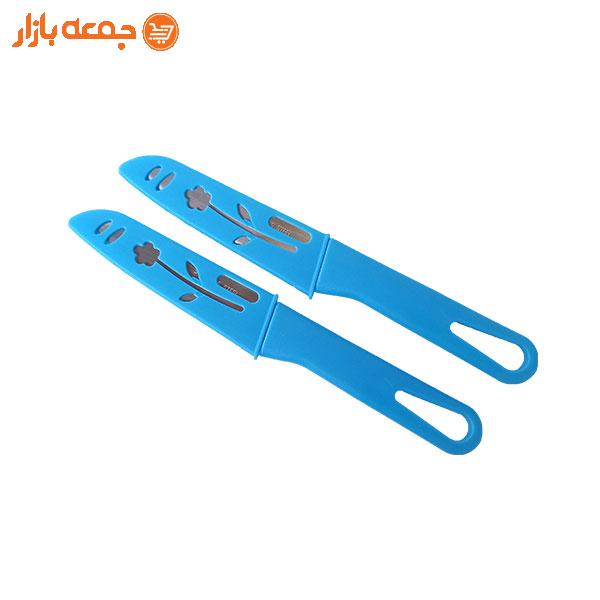 چاقو آشپزخانه غلاف دار رنگی — تصویر ۷
