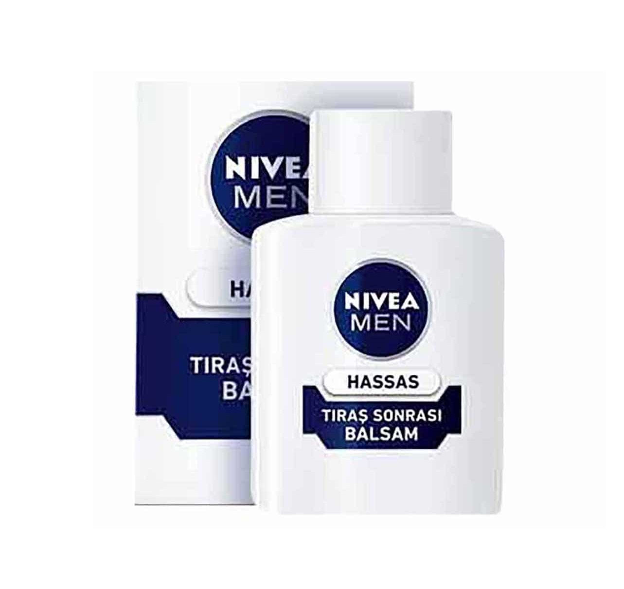 افتر شیو نیوآ من برای پوست حساس سری Balsam مدل HASAS حجم 100میل NIVEA
