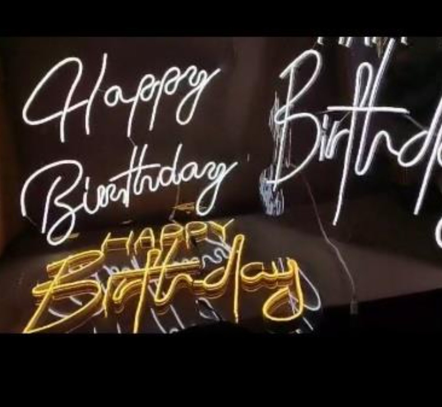 نئون پلکسی ژله ای Happy Birthday