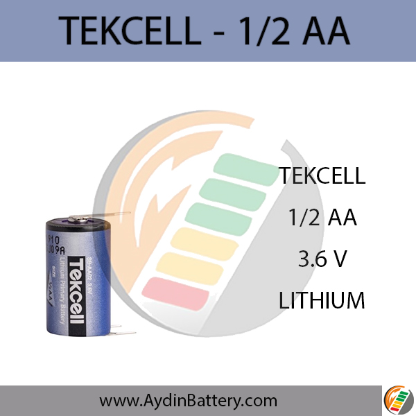 باتری لیتیومی تکسل TEKCELL-14250 / SB-AA02 / 1/2AA — تصویر ۵