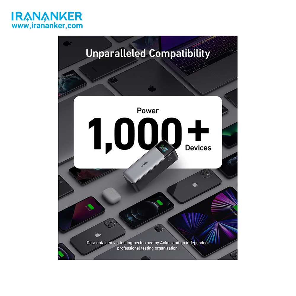 شارژر همراه انکر 140 واتی انکر با ظرفیت 24000 میلی آمپر Anker 737 Power Bank (PowerCore 24K) – مدل A1289 — تصویر ۷