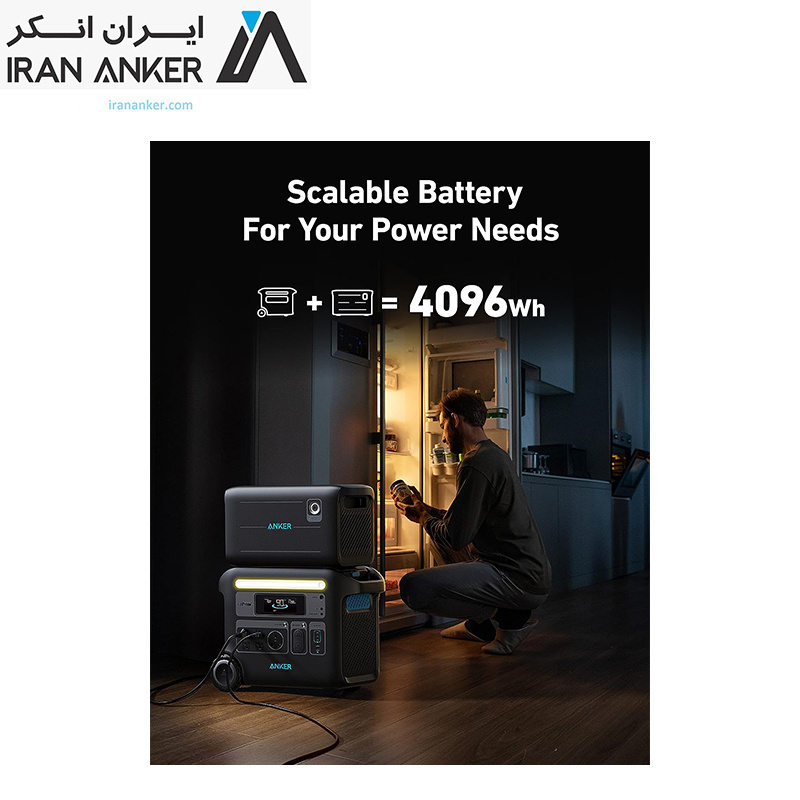 نیروگاه همراه انکر Anker 767 Portable Power Station F2000 PowerHouse 2048Wah مدل A1780 — تصویر ۵