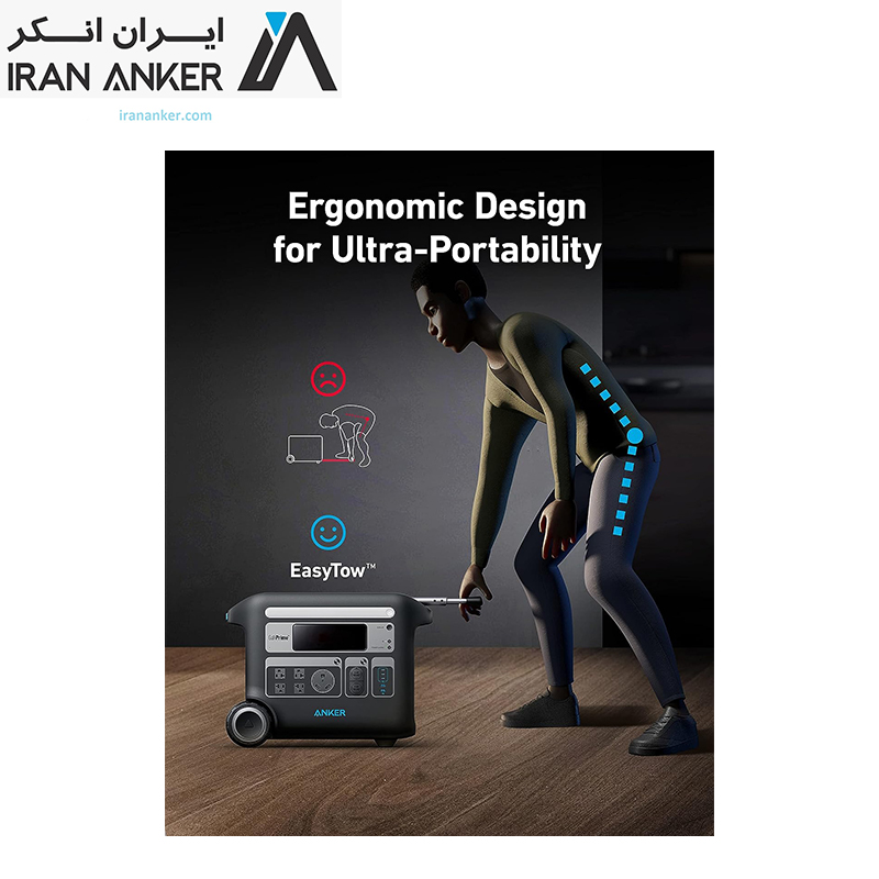 نیروگاه همراه انکر Anker 767 Portable Power Station F2000 PowerHouse 2048Wah مدل A1780 — تصویر ۳