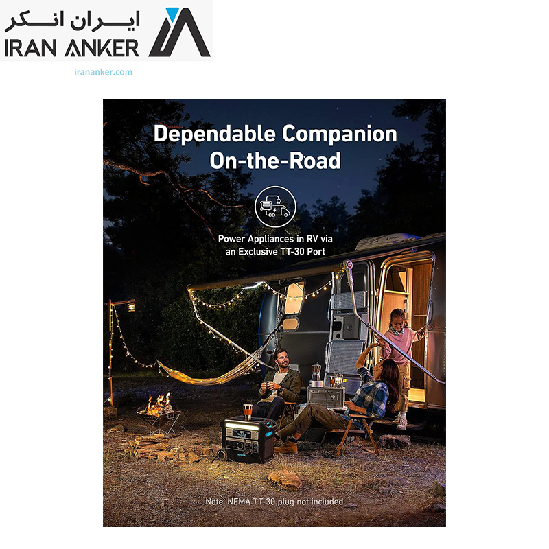 نیروگاه همراه انکر Anker 767 Portable Power Station F2000 PowerHouse 2048Wah مدل A1780 — تصویر ۶