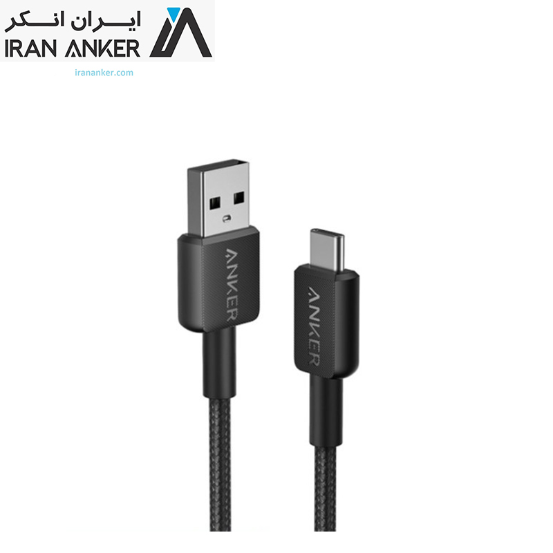 کابل انکر Anker 322 USB-A to USB-C طول ٩٠ سانتی متر مدل A81H5