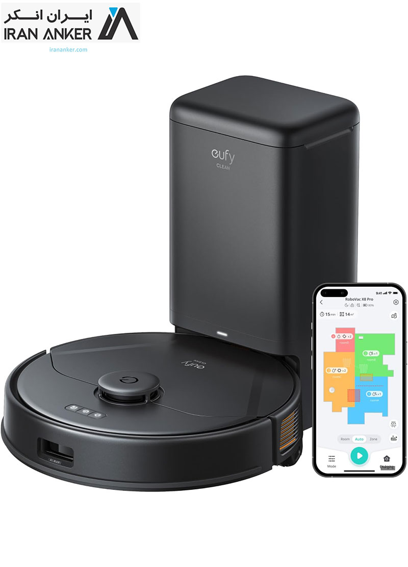 جاروبرقی هوشمند انکر Anker Eufy Clean X8 Pro with Self-Empty Station مدل T2276