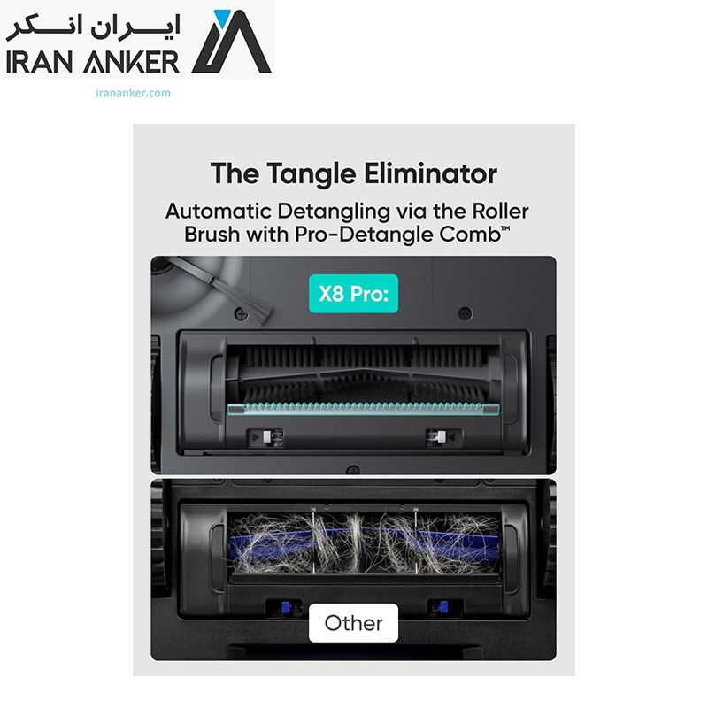 جاروبرقی هوشمند انکر Anker Eufy Clean X8 Pro مدل T2266 — تصویر ۵