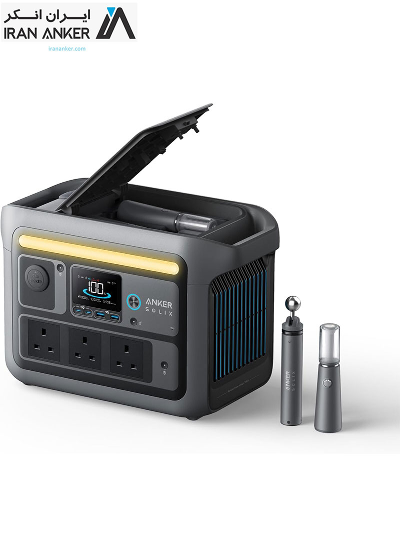 نیروگاه همراه انکر Anker SOLIX C800 Plus Portable Power Station 768Wh مدل A1754