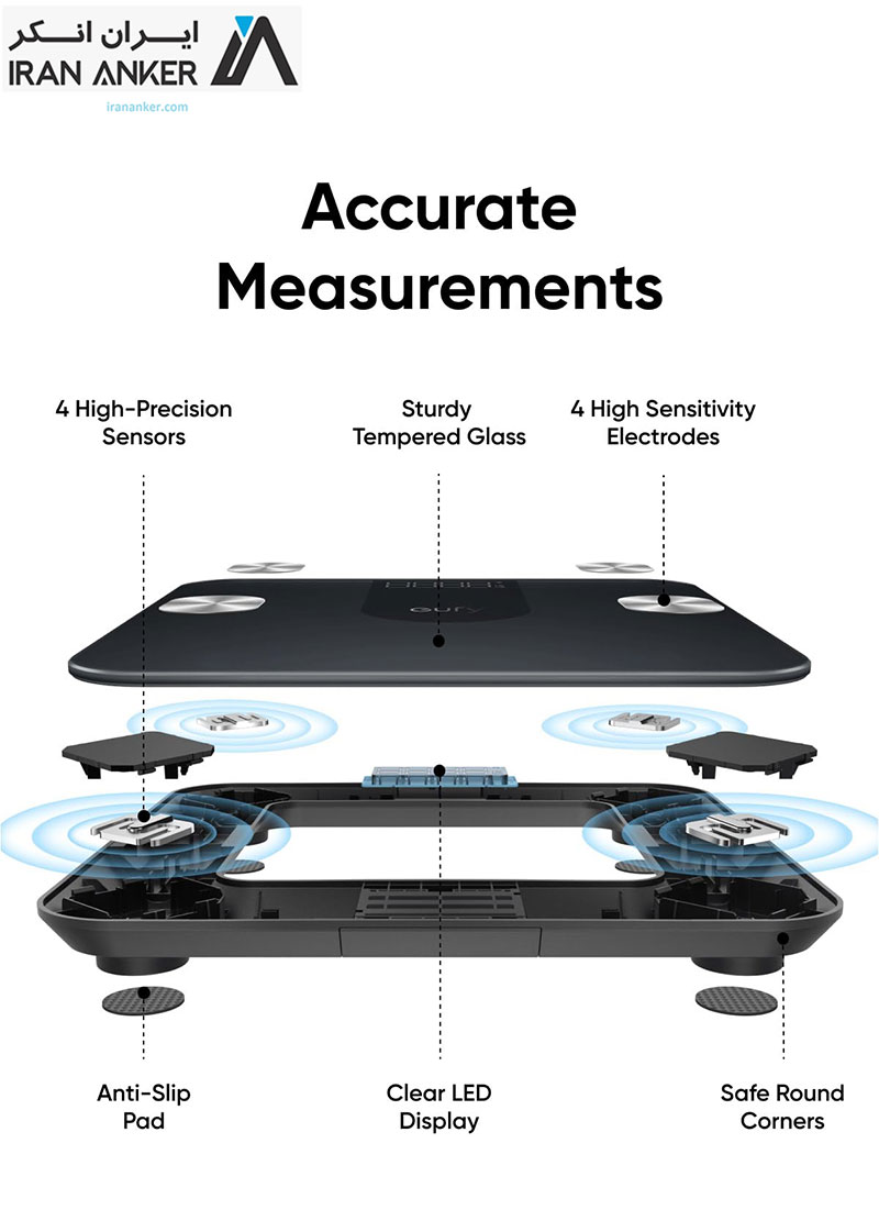 ترازو هوشمند Eufy Smart Scale A1 مدل T9120 — تصویر ۴