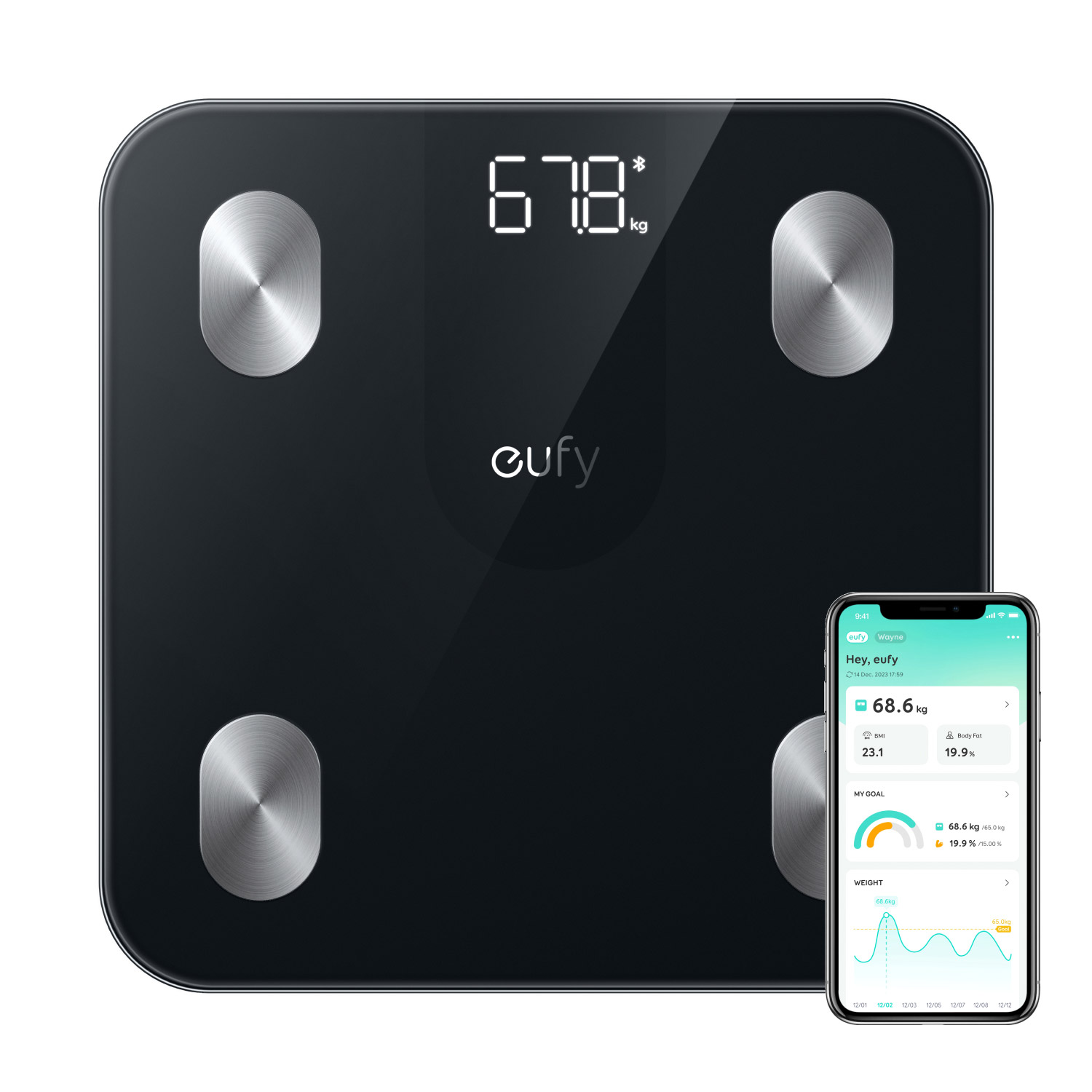 ترازو هوشمند Eufy Smart Scale A1 مدل T9120 — تصویر ۸