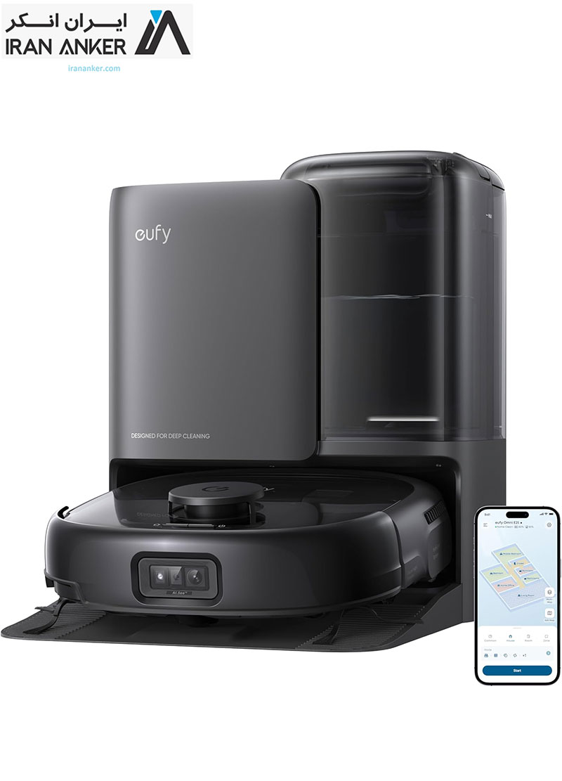 جارو هوشمند رباتیک انکر Anker eufy E25 HydroJet System Robot Vacuum Cleaner مدل T2353