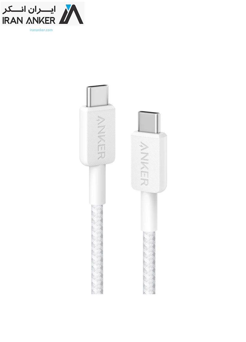 کابل شارژ انکر Anker 322 USB-C to USB-C 60W 300CM مدل A81F7