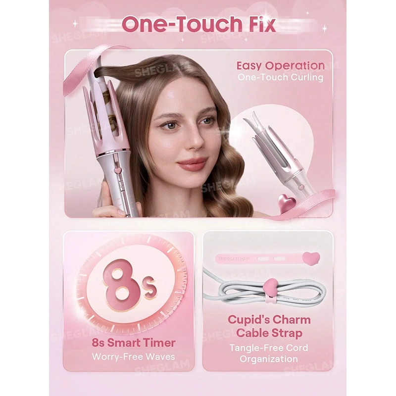 فر کننده و حالت دهنده مو شیگلم مدل Cupids Charm One-Touch 25mm — تصویر ۶