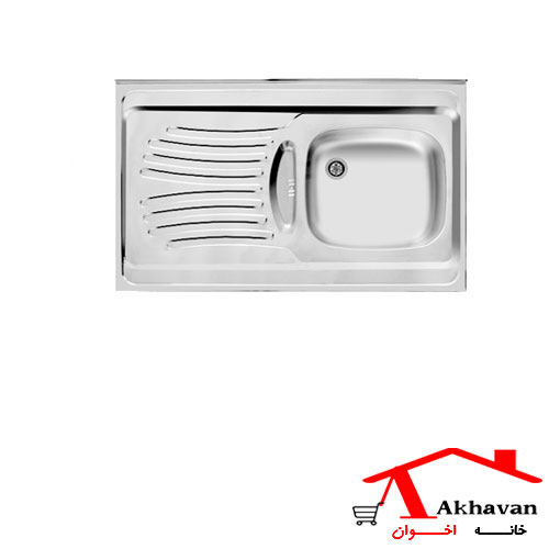 سینک ظرفشویی روکار کد 125 اخوان