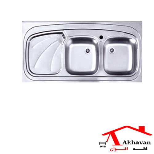 سینک ظرفشویی روکار کد 121 اخوان