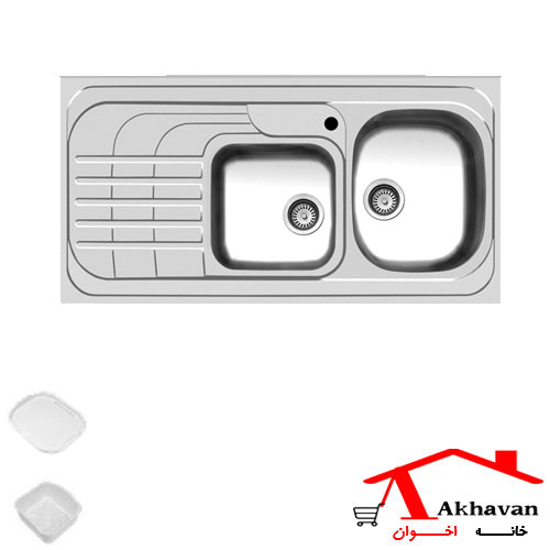 سینک ظرفشویی روکار کد 74 اخوان
