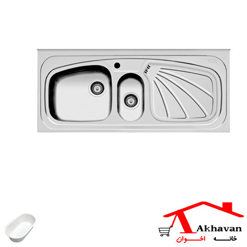 سینک ظرفشویی روکار کد 53 اخوان