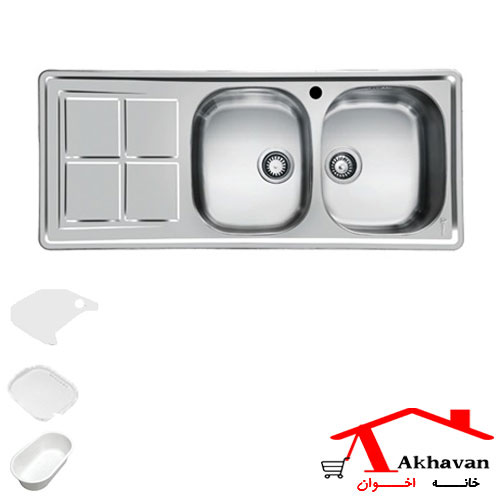 سینک ظرفشویی توکار کد 159 اخوان