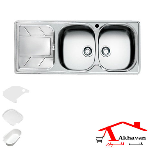 سینک ظرفشویی توکار کد 156 اخوان