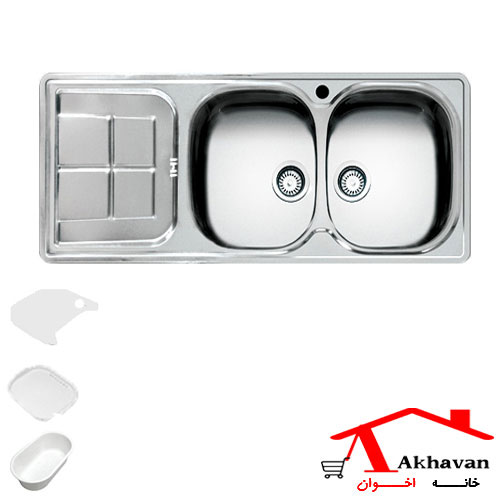 سینک ظرفشویی توکار کد 145 اخوان