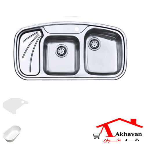 سینک ظرفشویی توکار کد 141 اخوان