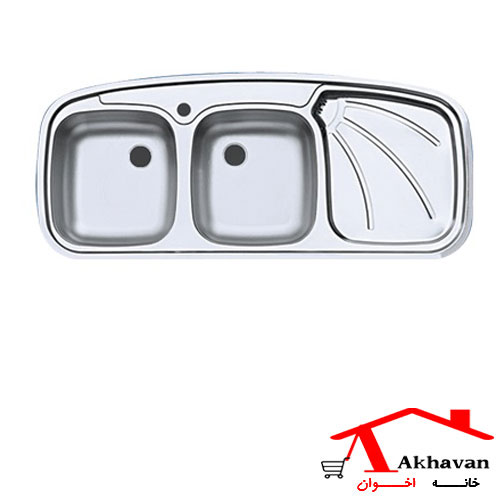 سینک ظرفشویی توکار کد 136 اخوان