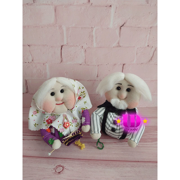 عروسک ننه جون و آقا جون بقچه ای — تصویر ۸