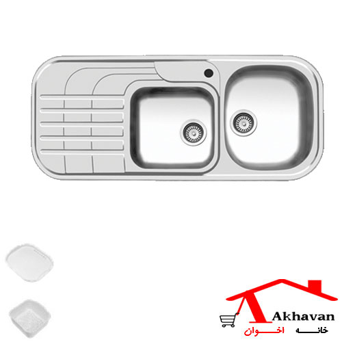 سینک ظرفشویی توکار کد 72 اخوان