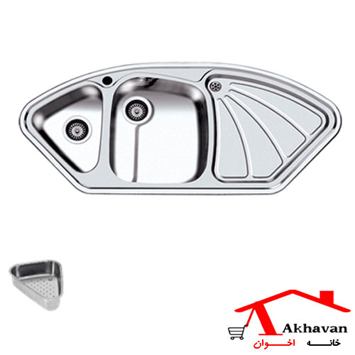 سینک ظرفشویی توکار کد 49 اخوان