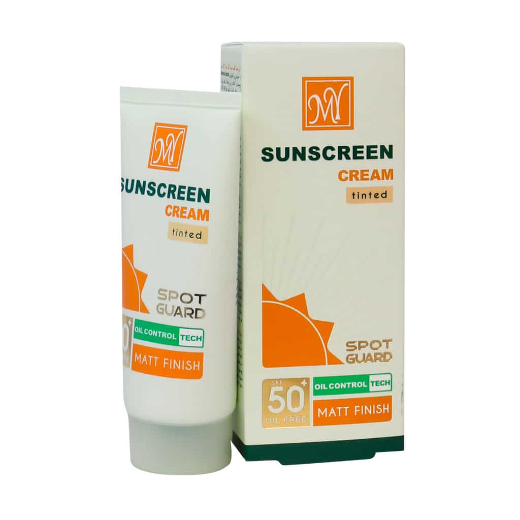 کرم ضد آفتاب ضد لک SPF50 اسپات گارد مات 4 کاره مای فاقد چربی (50 میل)