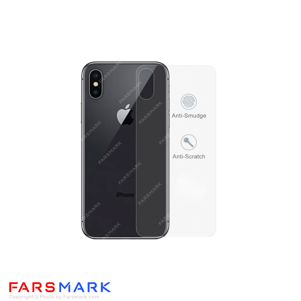 برچسب محافظ پشت گوشی آیفون Apple iPhone X
