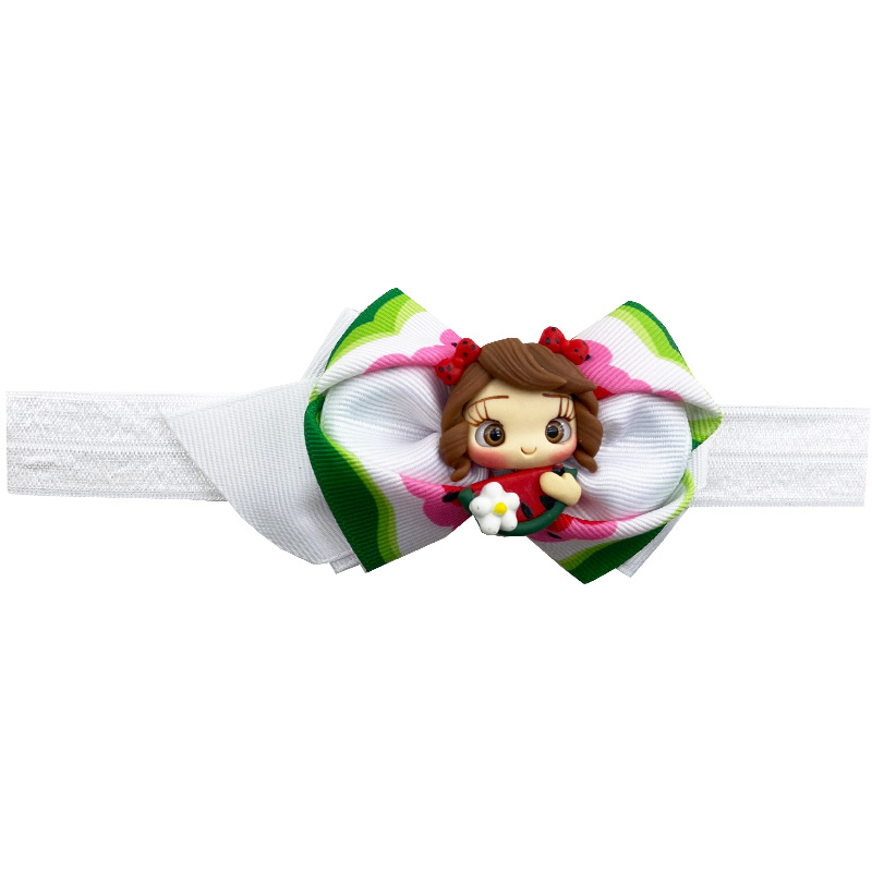 هدبند یلدایی عروسک و هندوانه سفید Perance hairbows