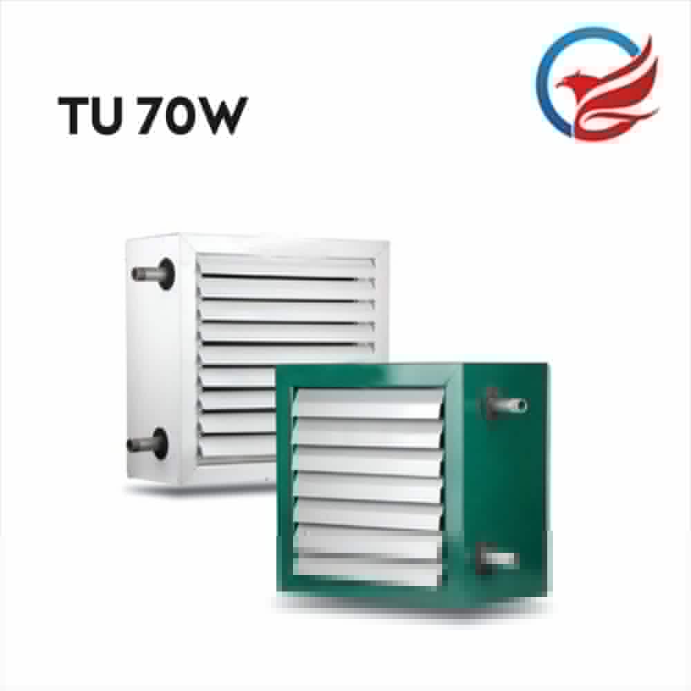 یونیت هیتر آبگرم 160000BTU/hr با کوئل مانیسمان