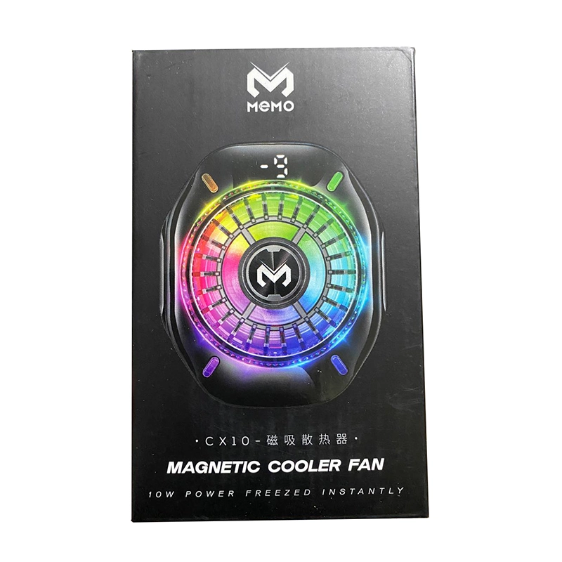 فن خنک کننده گوشی ممو Memo مدل CX10 RGB ویژه سفارش سایت — تصویر ۳