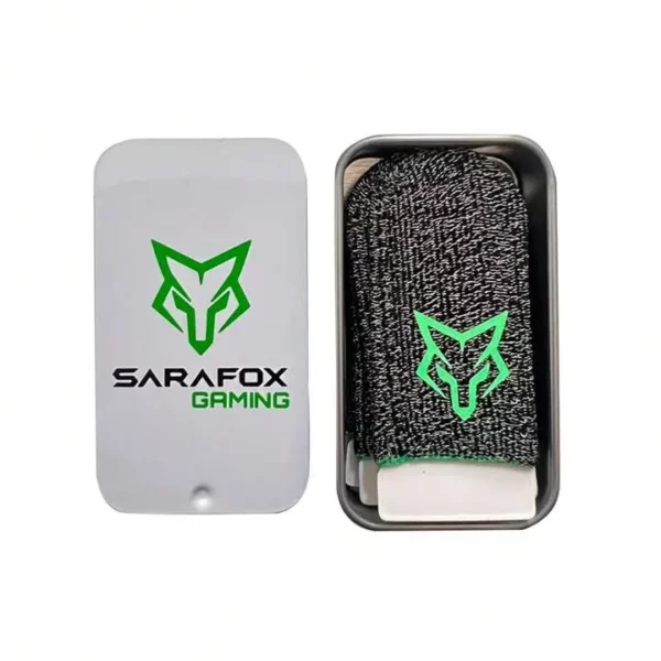 آستین انگشتی گیمینگ سارافاکس مدل Sarafox V9 اصل پک 4 عددی