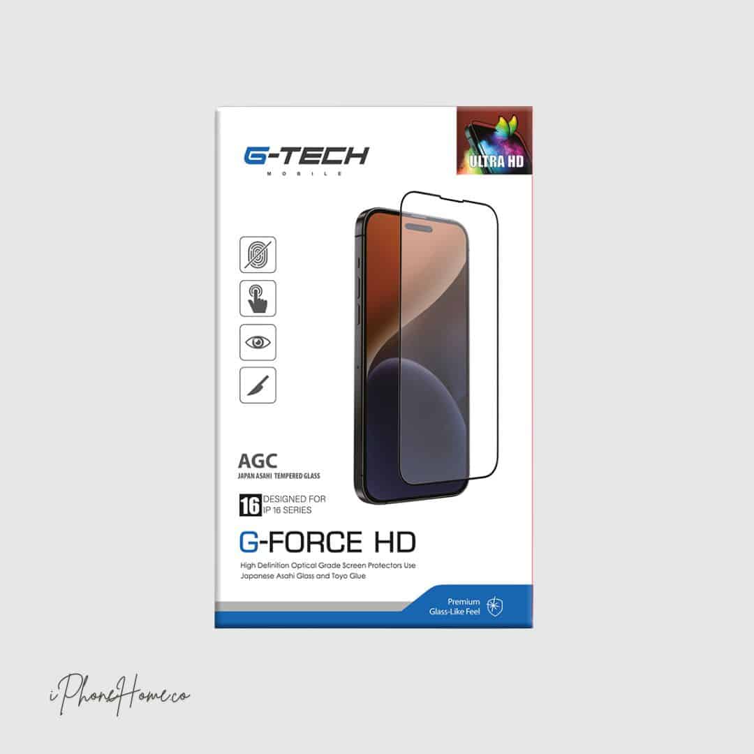 گلس جی تک آیفون G-Tech G-Force HD Glass iPhone 16|16 Pro (6461) — تصویر ۲