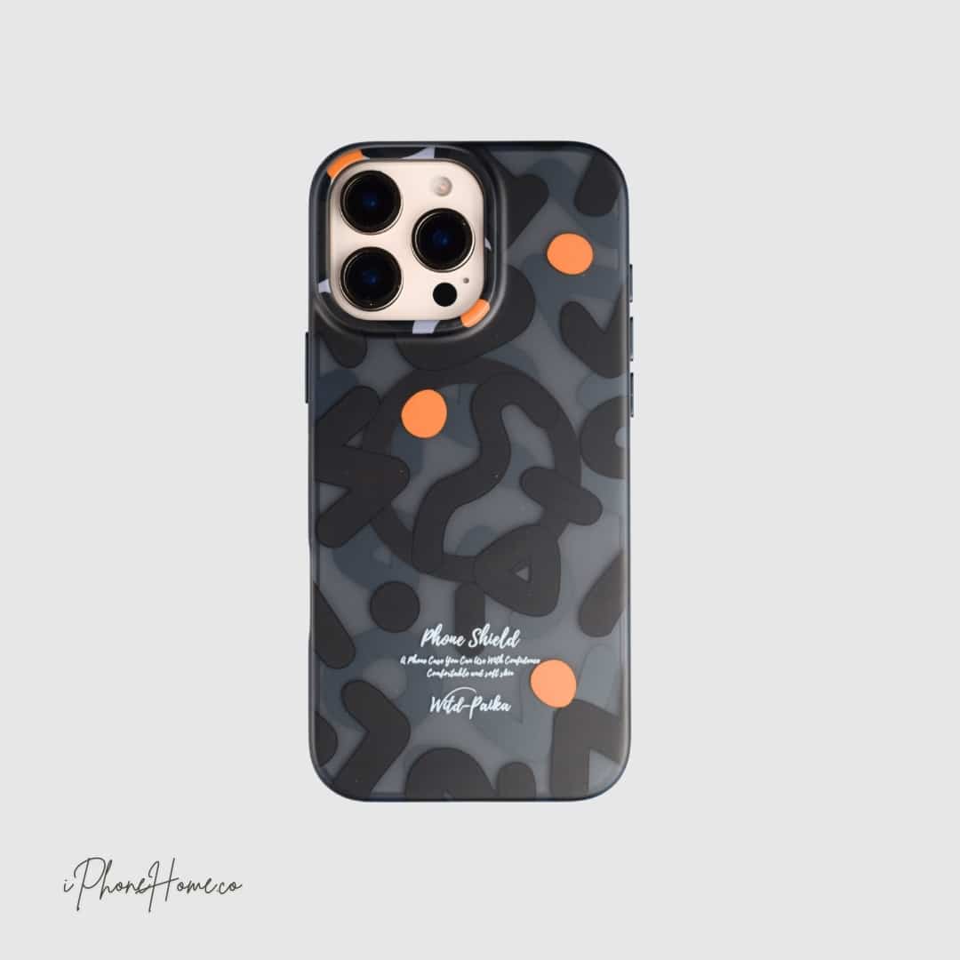 قاب لینکس Doodle مشکی مناسب iPhone 16 Pro (6533)