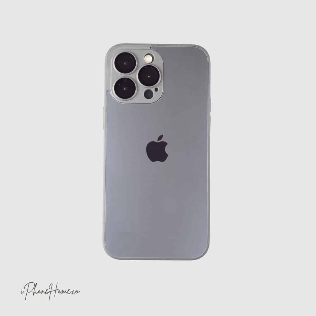قاب شیشه ای AG-Glass خاکستری مناسب iPhone 14 Pro Max (3996)