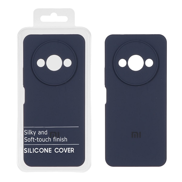 قاب سیلیکونی پاک کنی اورجینال Master Quality مدل Xiaomi Redmi A3 / A3x / Poco C61 – سرمه ای (پک دار)