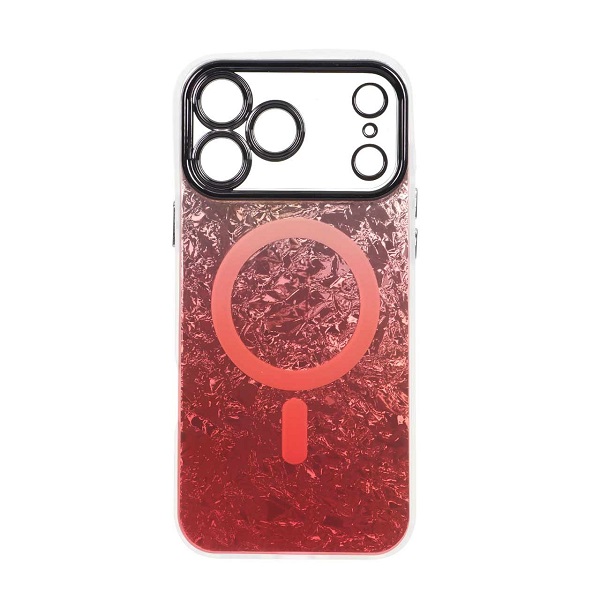 قاب ice طرح مگ سیف دور مات لنز شفاف Apple iPhone 17 Pro Max
