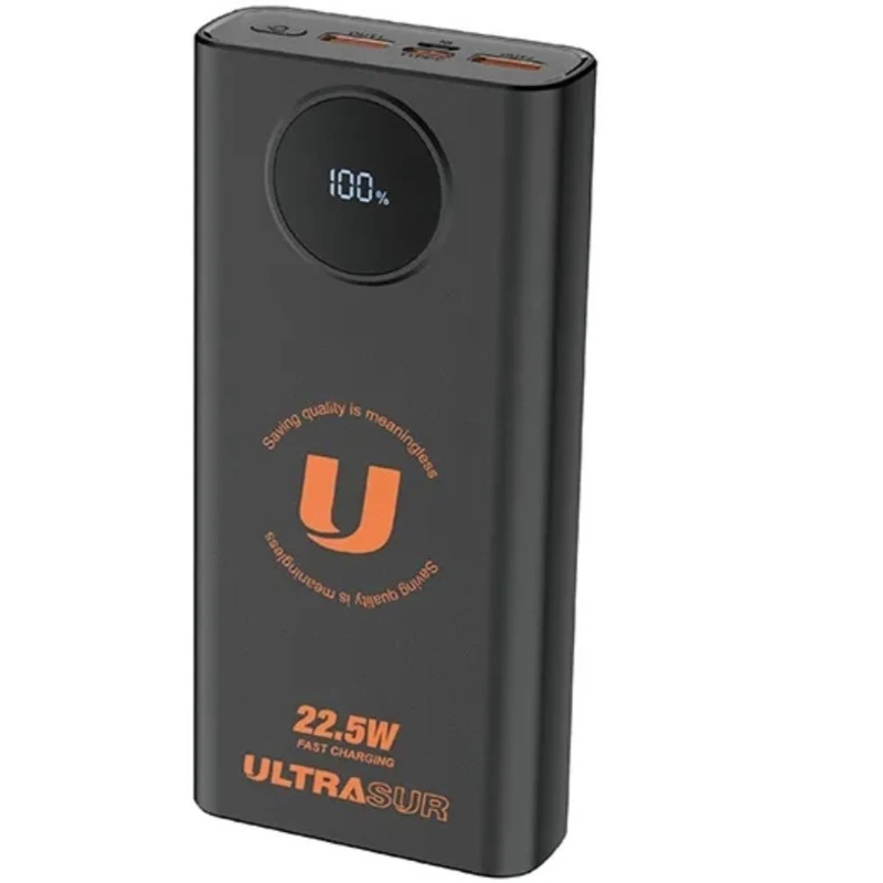 پاوربانک اولتراسور مدل +U-P10 ظرفیت 20000 میلیآمپر ساعت