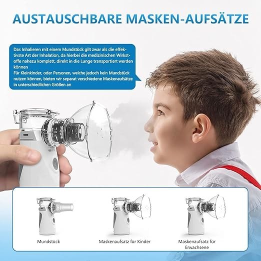 نبولایزر قابل حمل Mesh Nebulizer برند : BerkeMed مدل : YM-3R9۰۱ — تصویر ۷