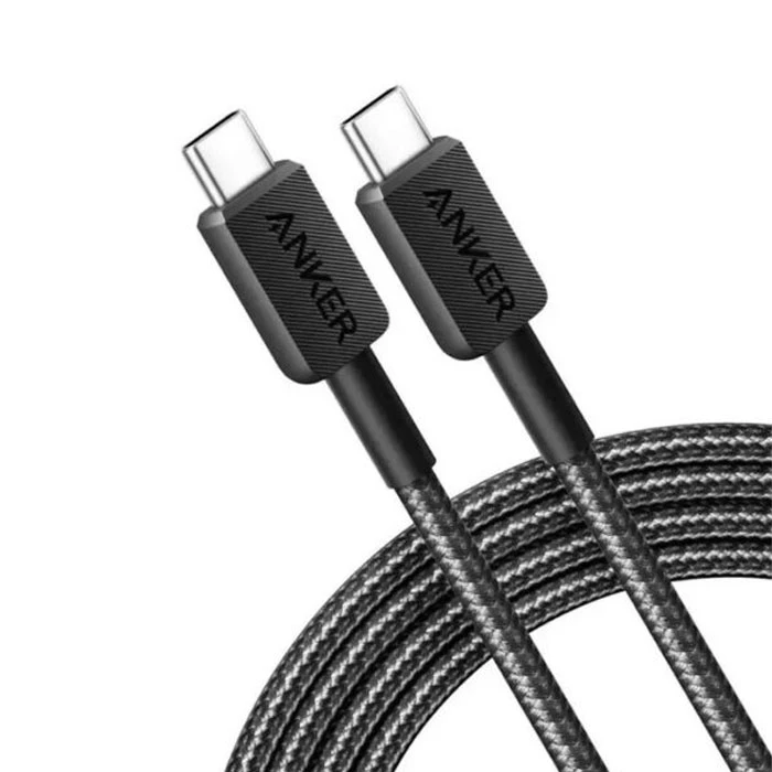 کابل USB-C به USB-C انکر مدل A81D6 طول 1.8 متر (240W)